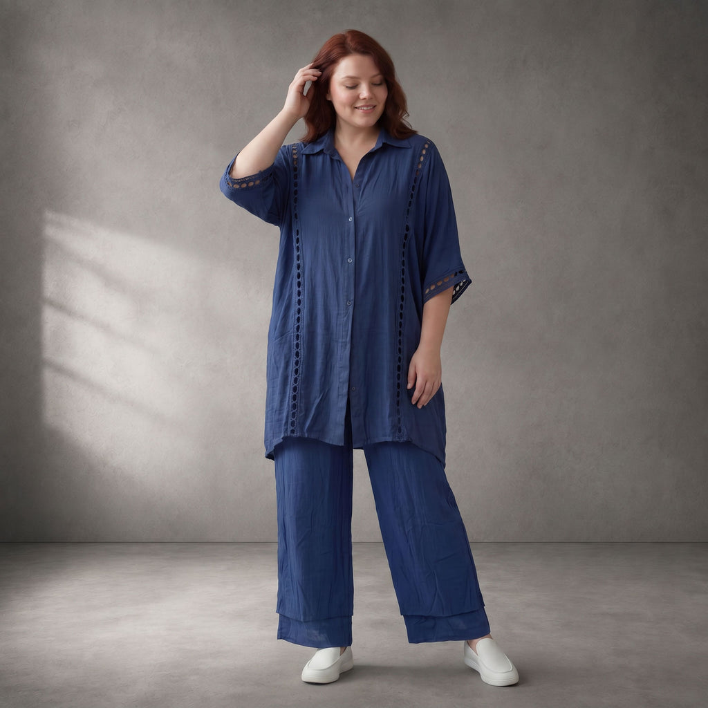 Funky Diva · Bluse · F939 · Dunkelblau