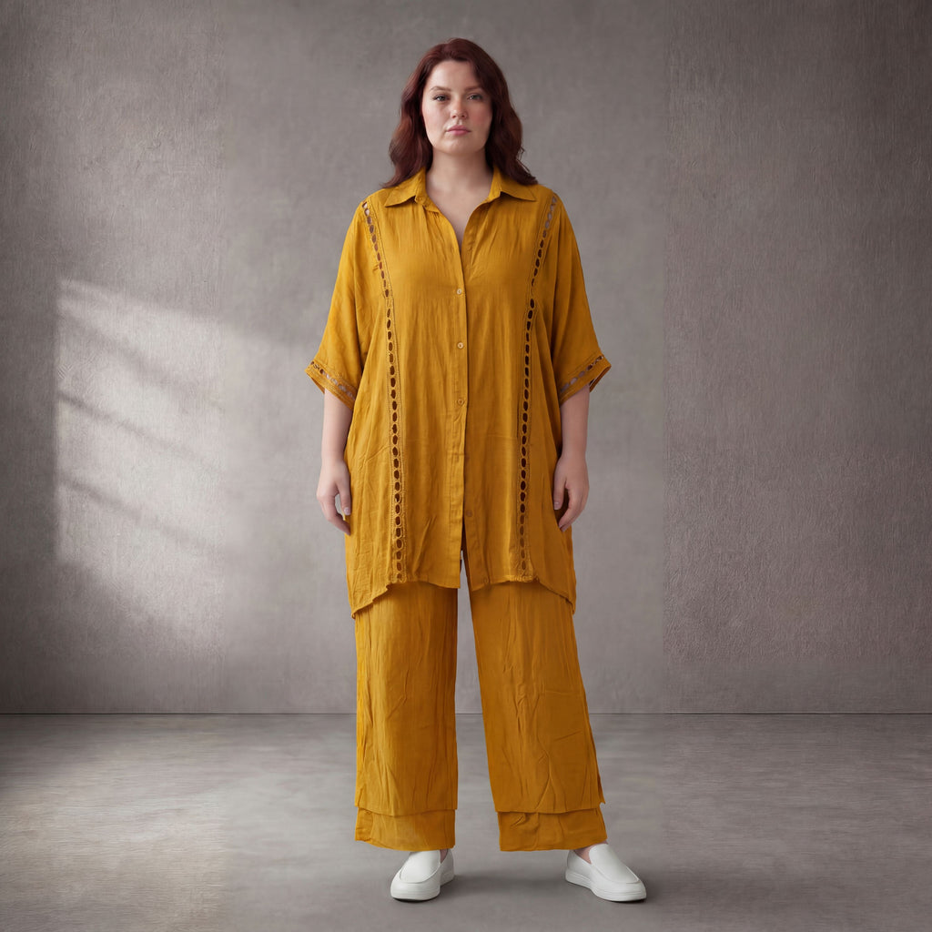 Funky Diva · Bluse · F939 · Gelb
