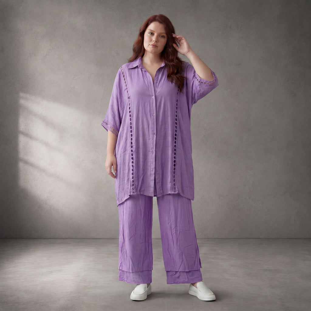 Funky Diva · Bluse · F939 · Flieder