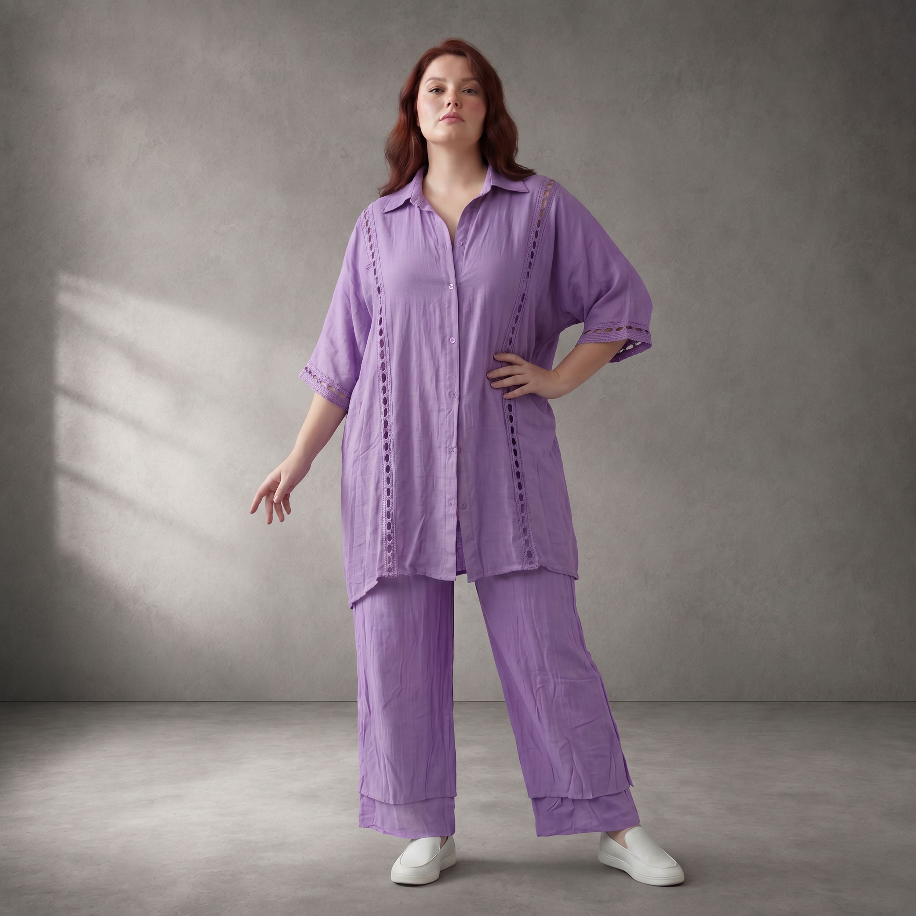 Funky Diva · Bluse · F939 · Flieder