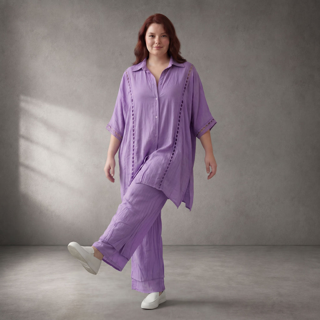 Funky Diva · Bluse · F939 · Flieder