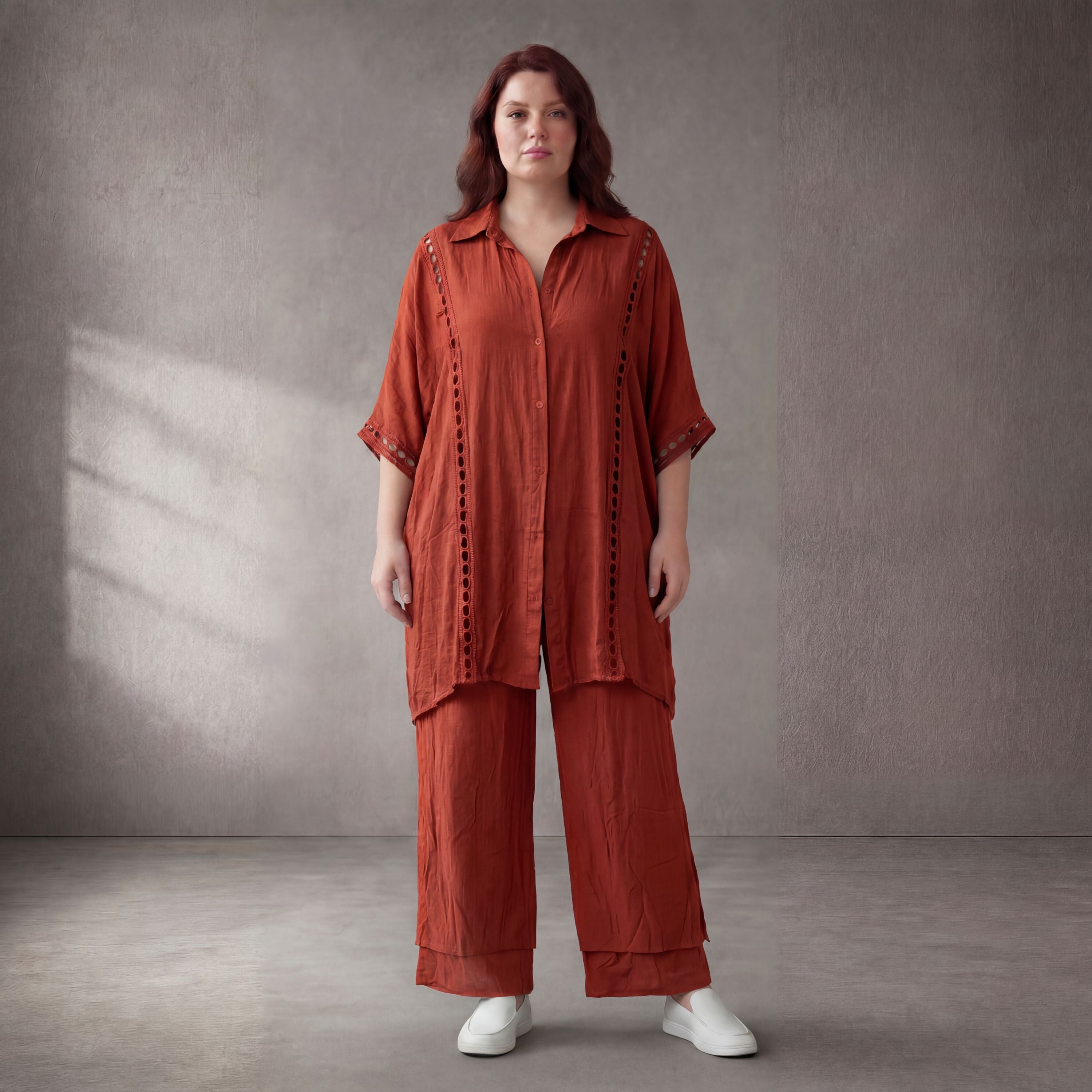 Funky Diva · Bluse · F939 · Orange
