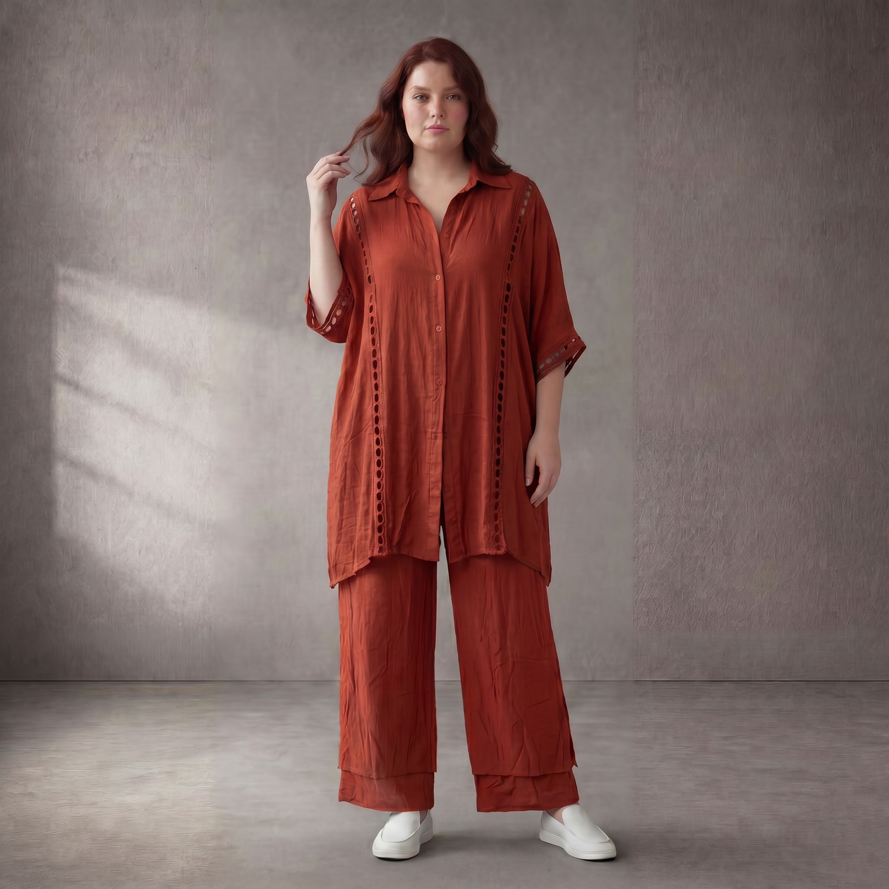 Funky Diva · Bluse · F939 · Orange
