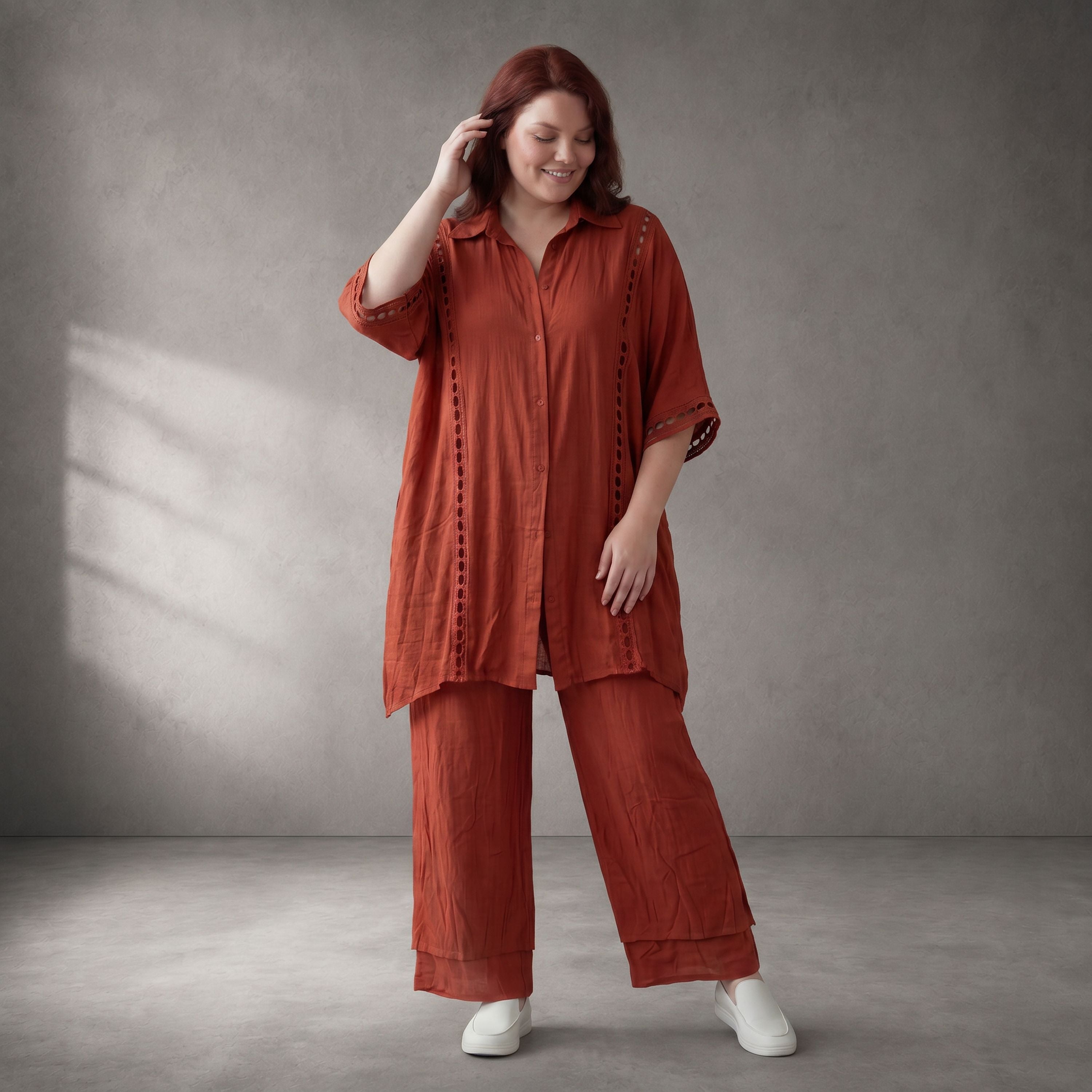 Funky Diva · Bluse · F939 · Orange