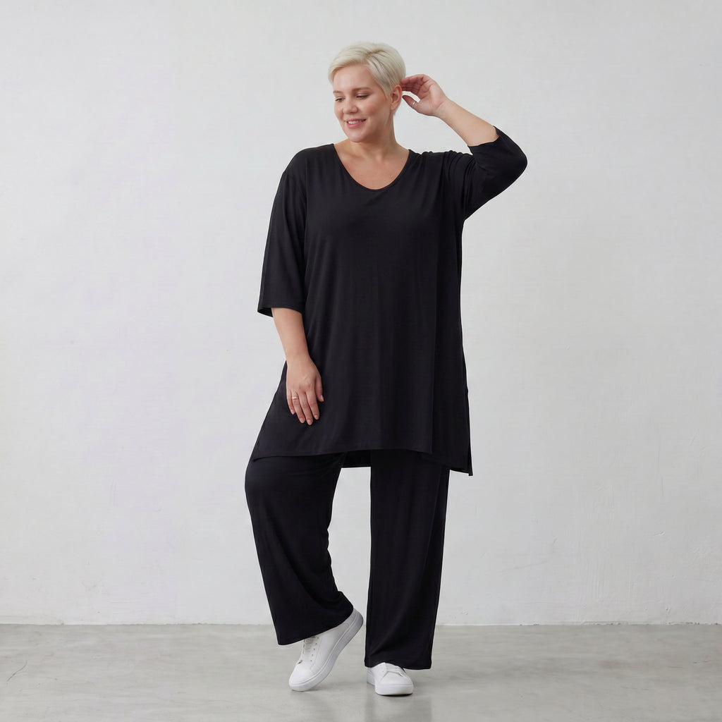 AKH Basics · Shirt · Skye · 1019 · Zwart
