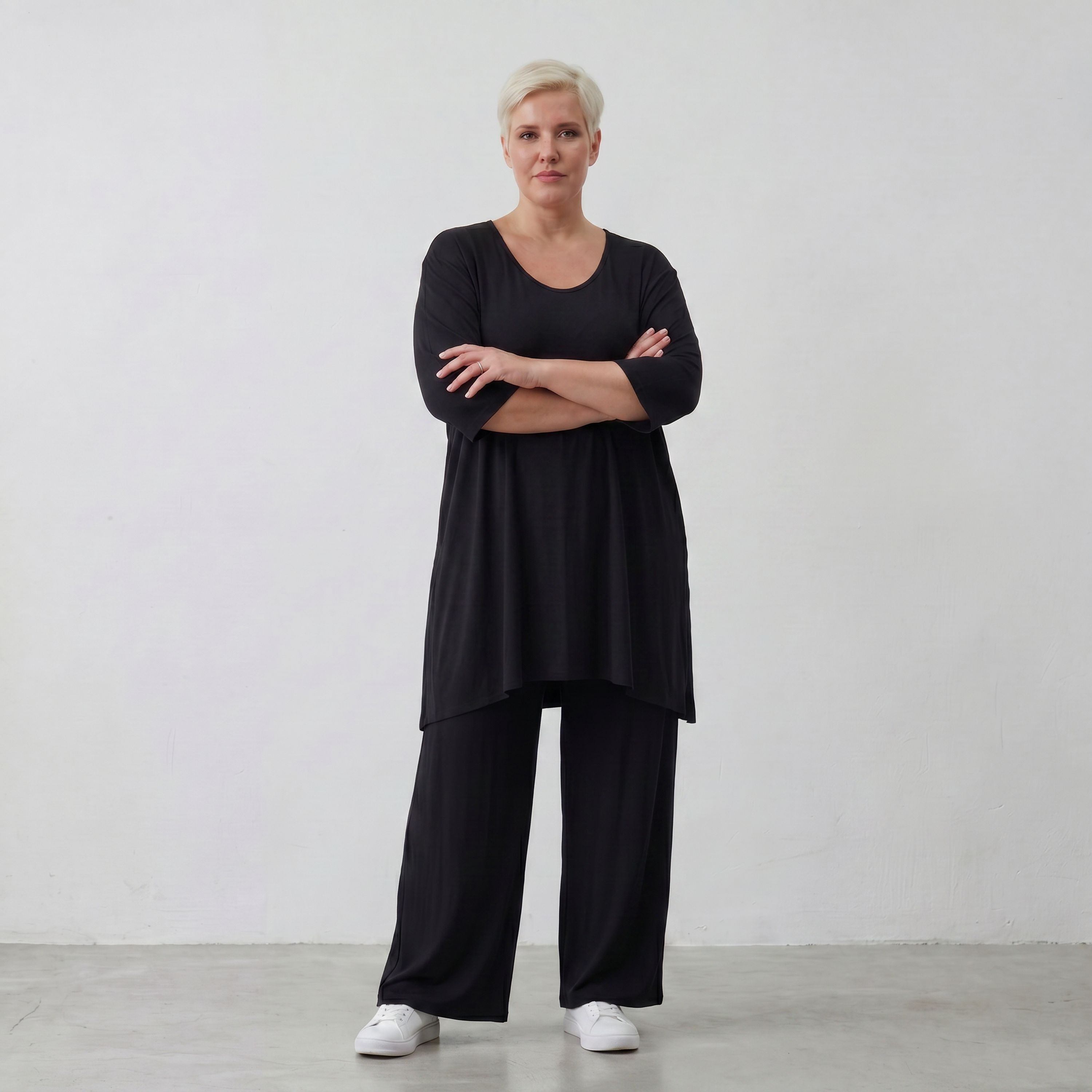 AKH Basics · Shirt · Skye · 1019 · Zwart