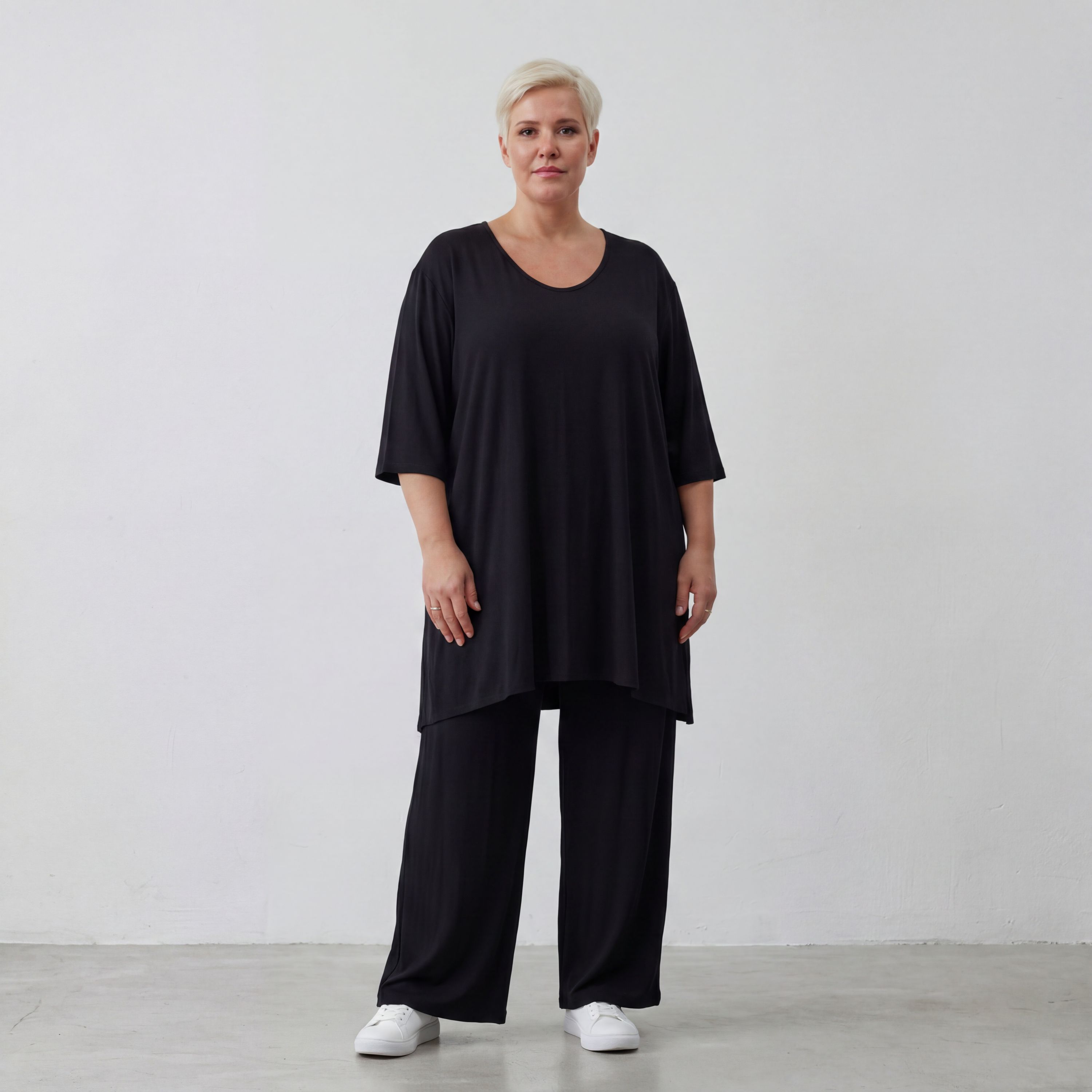 AKH Basics · Shirt · Skye · 1019 · Zwart