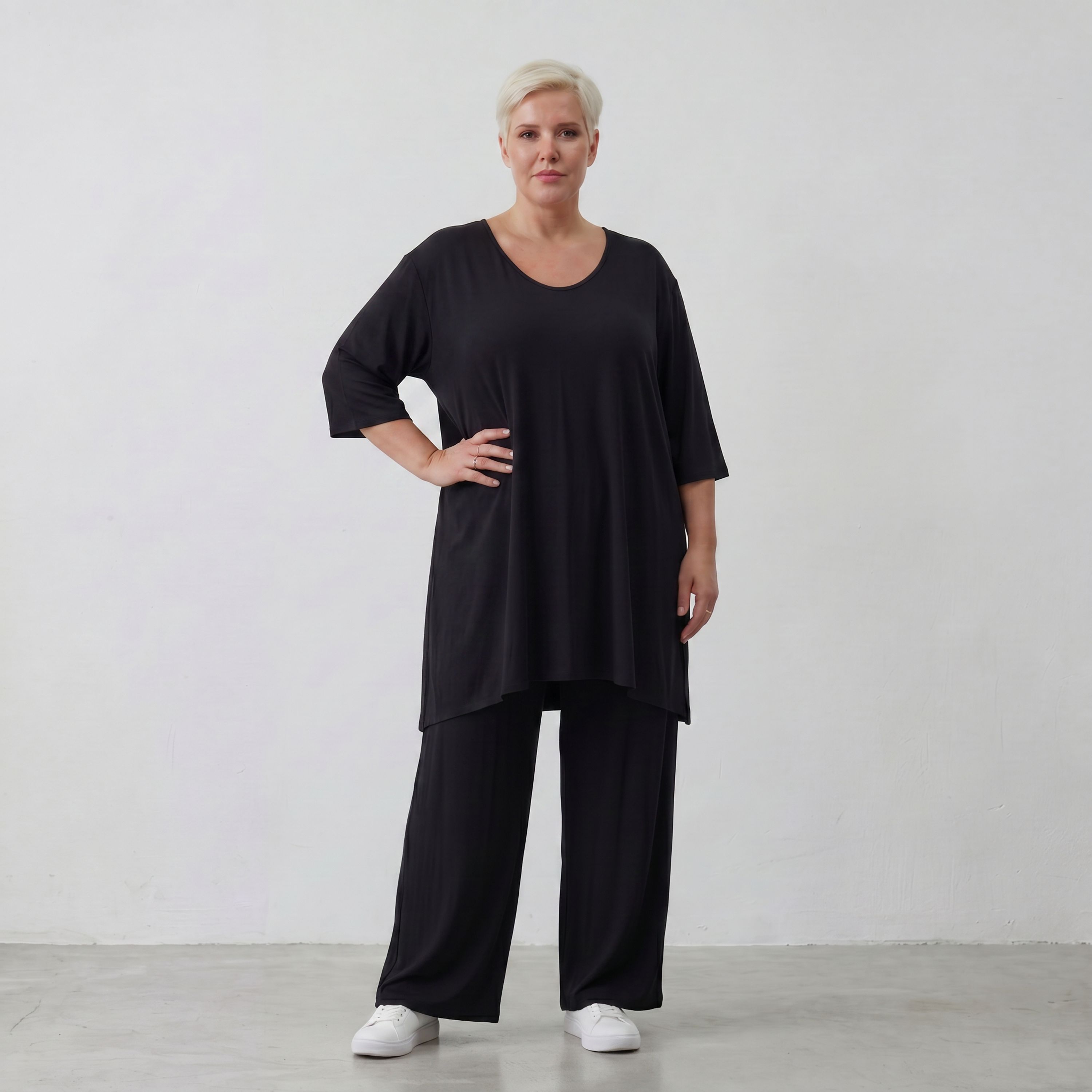 AKH Basics · Shirt · Skye · 1019 · Zwart