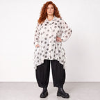 AKH Premium · Blouse · Amadora · 6917 · White/Grey
