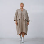 AKH Fashion 6929 Jacket, Beige