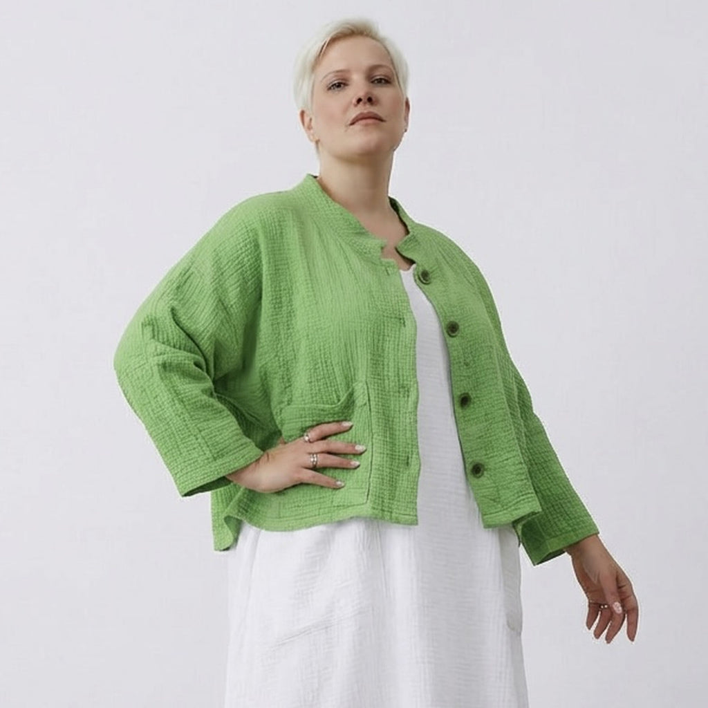 AKH Fashion 6929 Jacket, Green