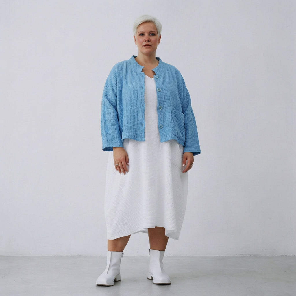 AKH Fashion 6929 Jacket, Turquoise
