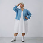 AKH Fashion 6929 Jacket, Turquoise