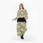 AKH Fashion · Überwurf · Francesca · 7011 · Beige/Braun/Neongrün