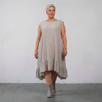 AKH Fashion 7023 Dress, Beige