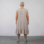 AKH Fashion 7023 Dress, Beige