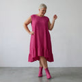 AKH Fashion 7023 Dress, Fuchsia