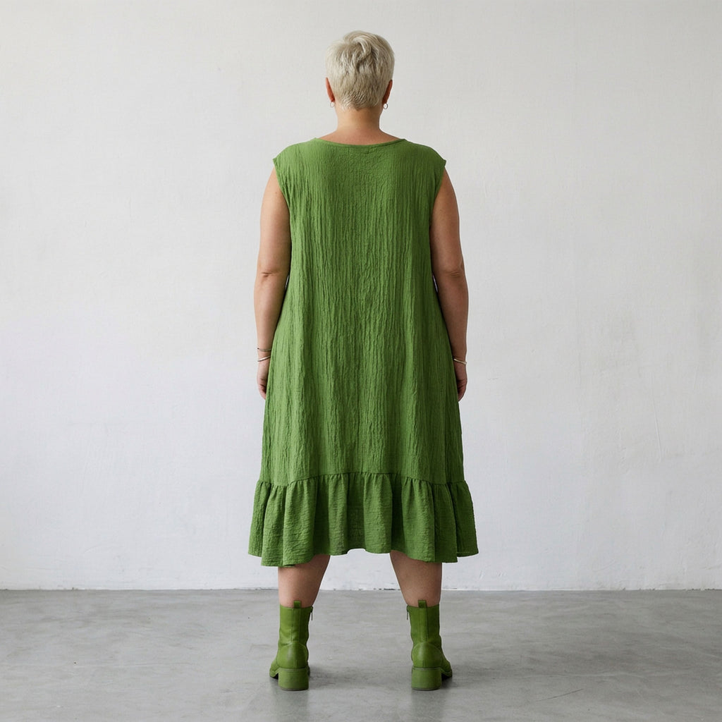 AKH Fashion 7023 Dress, Green