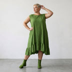 AKH Fashion 7023 Dress, Green