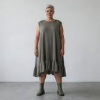 AKH Fashion 7023 Dress, Khaki