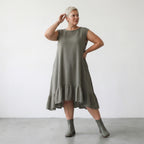 AKH Fashion 7023 Dress, Khaki