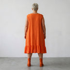 AKH Fashion 7023 Dress, Orange