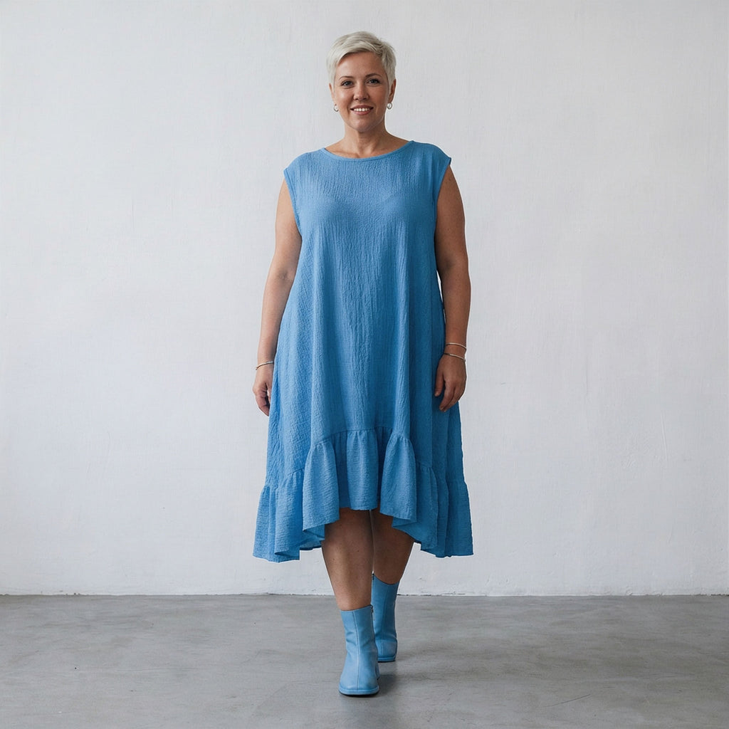 AKH Fashion 7023 Dress, Turquoise