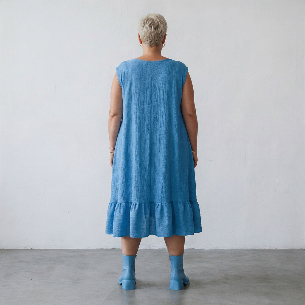 AKH Fashion 7023 Dress, Turquoise