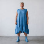 AKH Fashion 7023 Dress, Turquoise