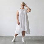 AKH Fashion 7023 Dress, White