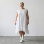 AKH Fashion 7023 Dress, White