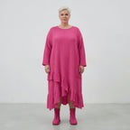 AKH Fashion 7024 Dress, Fuchsia