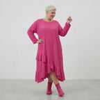 AKH Fashion 7024 Dress, Fuchsia