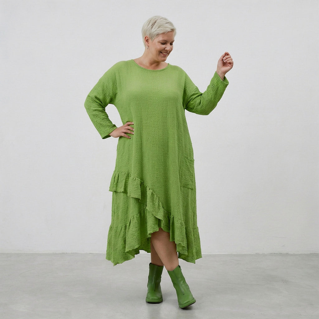 AKH Fashion 7024 Dress, Green