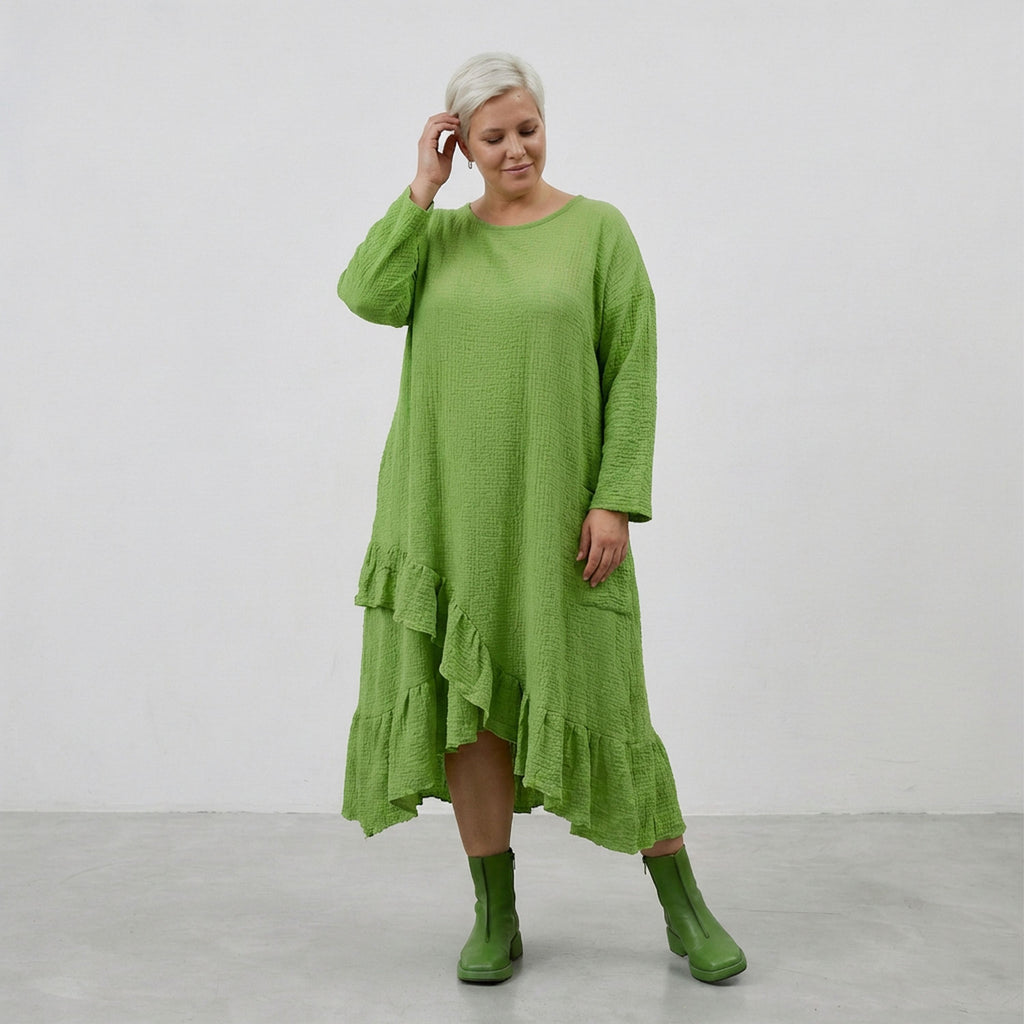 AKH Fashion 7024 Dress, Green