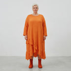 AKH Fashion 7024 Dress, Orange