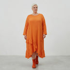 AKH Fashion 7024 Dress, Orange