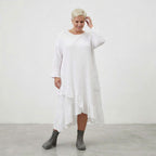 AKH Fashion 7024 Dress, White