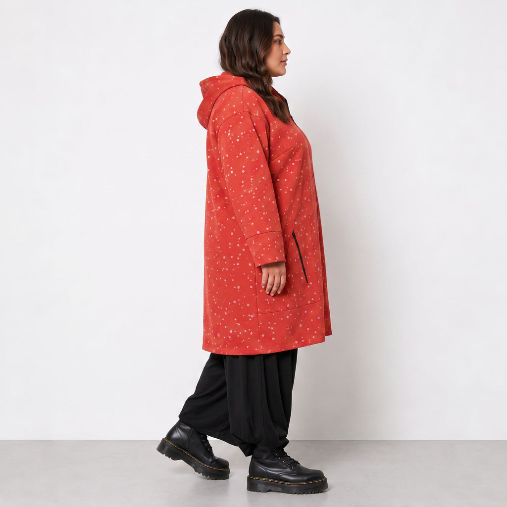 AKH Fashion · Coat · Momentum · 7035 · Red/Grey