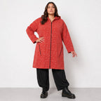 AKH Fashion · Coat · Momentum · 7035 · Red/Grey