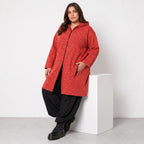AKH Fashion · Coat · Momentum · 7035 · Red/Grey
