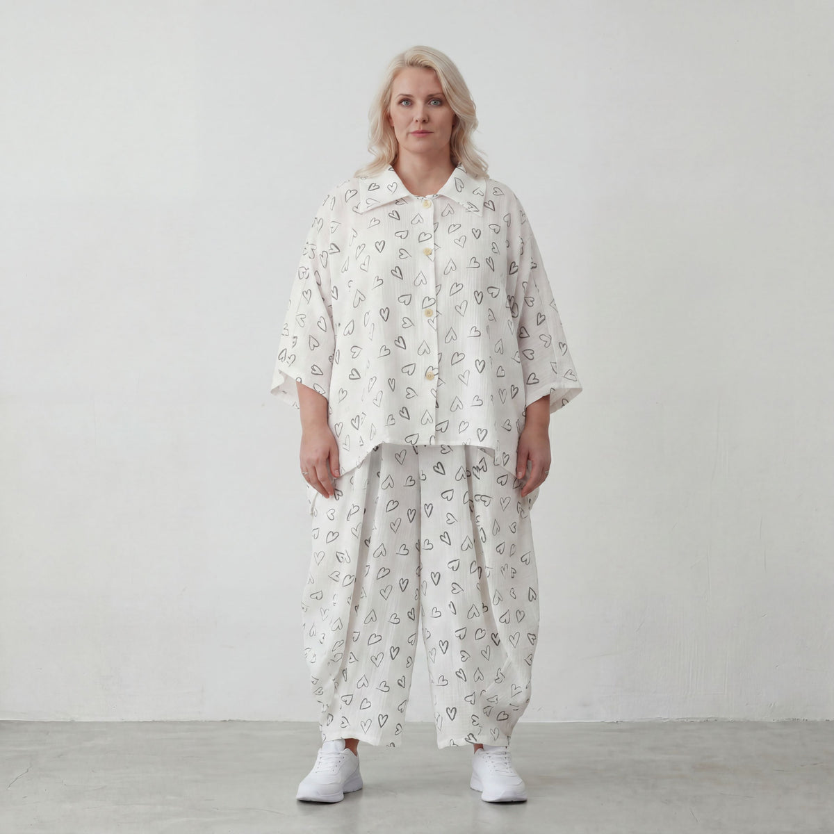 AKH Fashion · Bluse · MusiHeart · 7092 · WhiteHearts