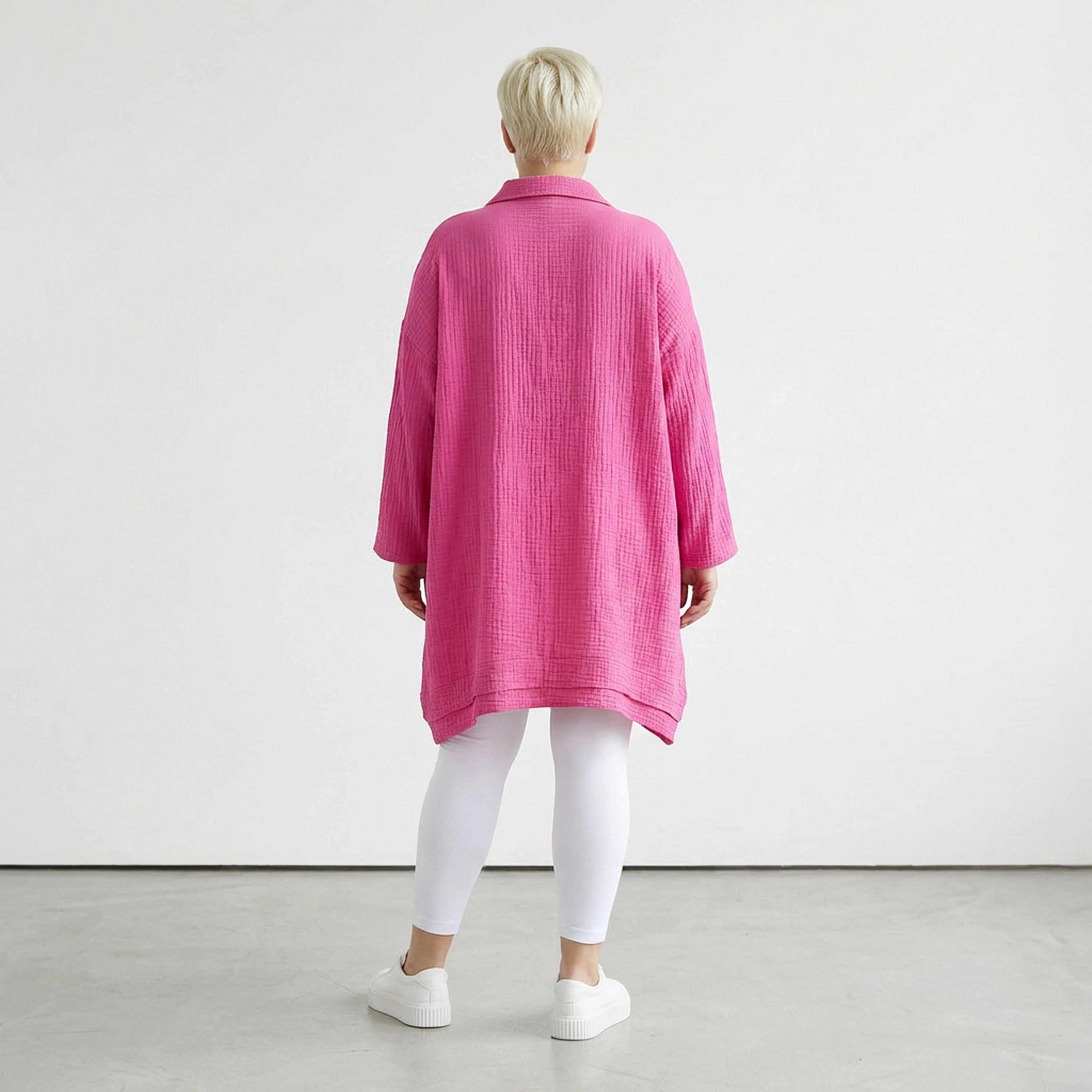 AKH Fashion 7110 Blouse, Fuchsia