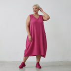 AKH Fashion 7118 Dress, Fuchsia