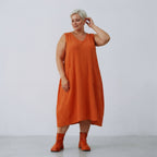 AKH Fashion 7118 Dress, Orange
