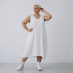 AKH Fashion 7118 Dress, White