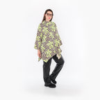 AKH Fashion 7123 Big Shirt, Beige-Brown-Neon Green