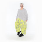 AKH Fashion · Hose · Limello · 7181 · Gelb/Grau