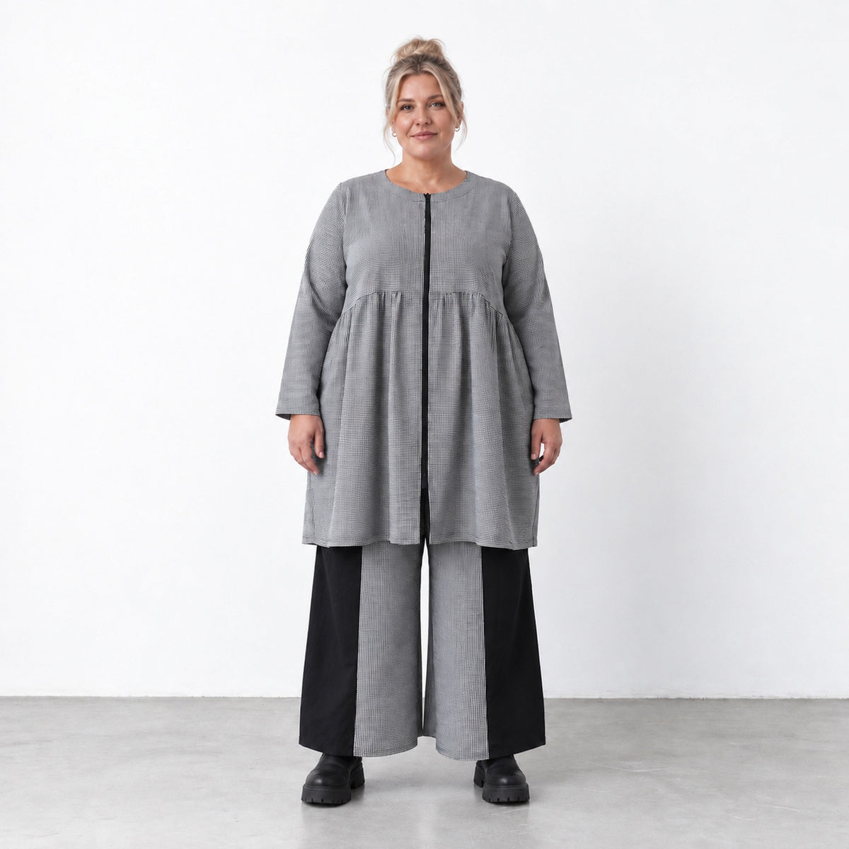 AKH Premium · Blouse · CityCheck · 7276 · UrbanCheck