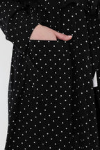 AKH Premium 7188 Cardigan, Schwarz-Weiß